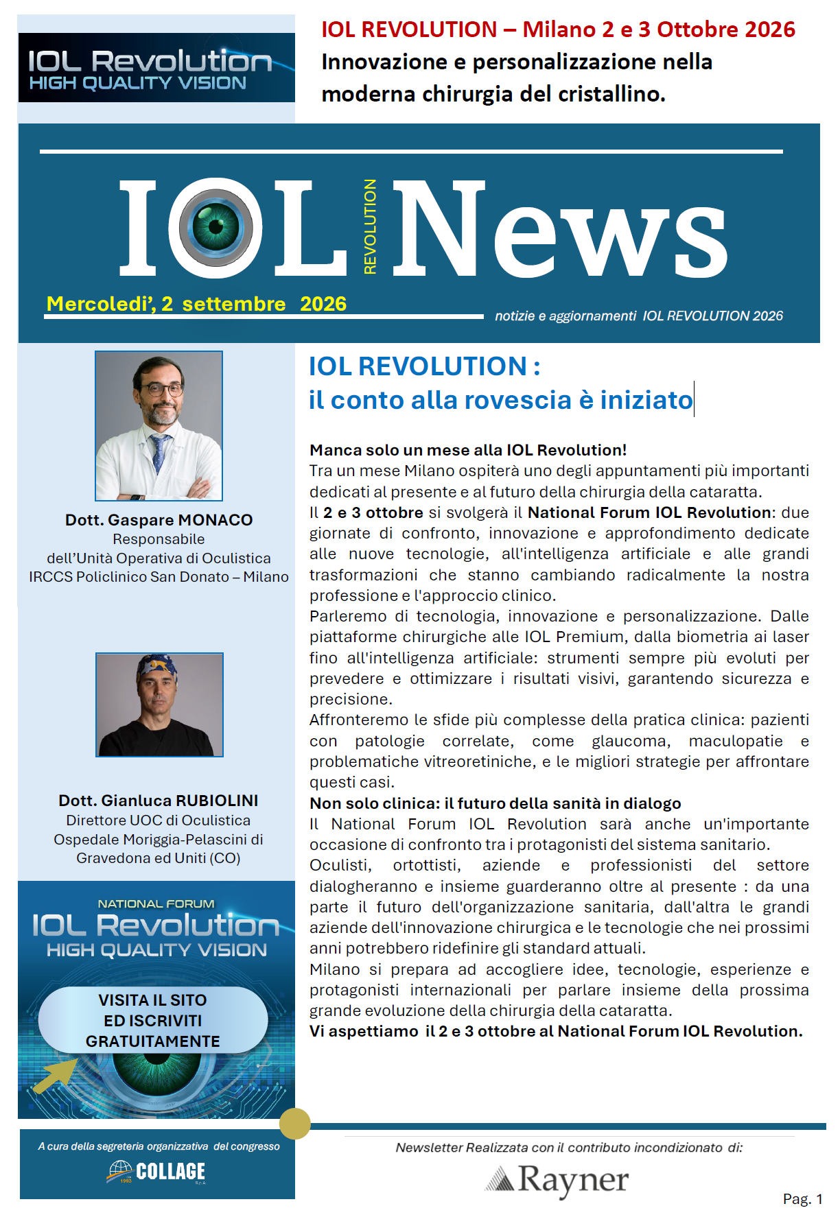 IOL REVOLUTION : il conto alla rovescia è iniziato